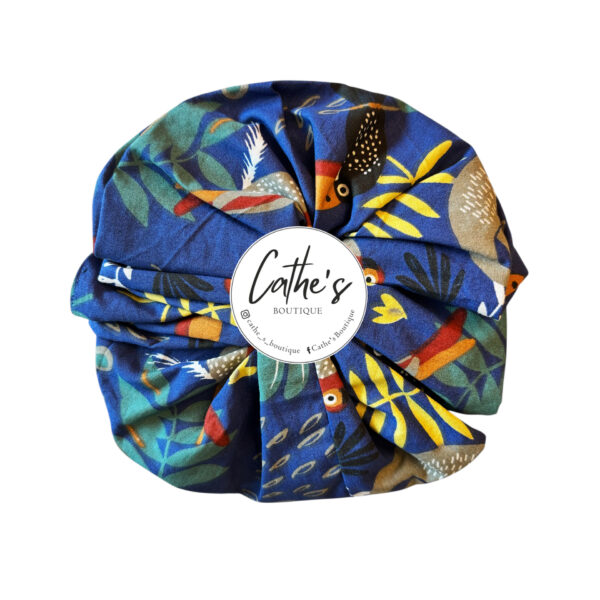 Cotton Scrunchie Kids Collection Blue Africa