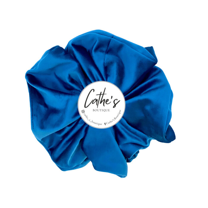 Velvet Scrunchie Royal blue