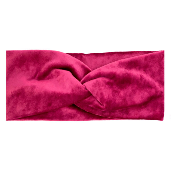 Velvet Headband Magenta