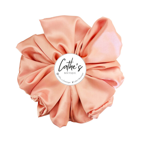 Satin Scrunchie Single coloured Baby Pink