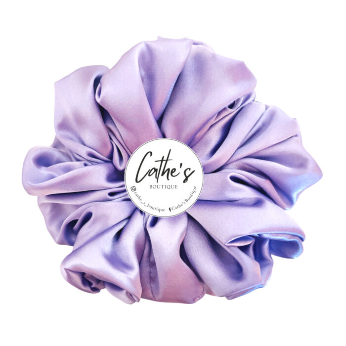 Satin Scrunchie Single coloured Lilac